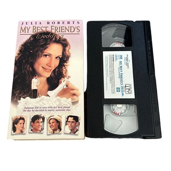 My Best Friend's Wedding VHS Tape Movie Julia Roberts Cameron Diaz Romance - Picture 1 of 8